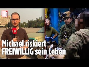 BILD-Lagezentrum VOR ORT – Deutscher Sanitäter rettet Menschen an der Front in Donezk