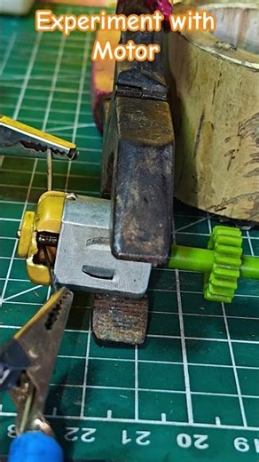 Experiment with Toy car Motor