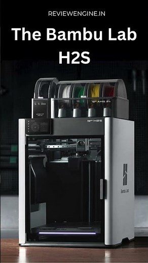 The Bambu Lab H2S is a large-format 3D printer Reviews: Pros and Cons