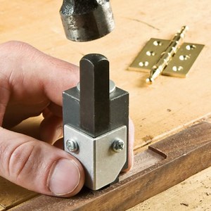 This Spring-Loaded Corner Chisel Makes Short Work of Hinge Mortises - Core77