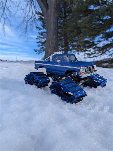 1/18 Scale RC Snow Tracks for Traxxas TRX4M - BLUE/BLACK - Etsy