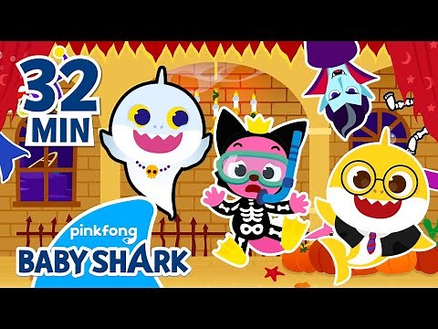 Baby Shark Halloween Hide'n Seek UNITE! | +Compilation | Baby Shark Halloween | Baby Shark Official