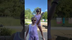 Mom and Daughter Summer Pool Dance