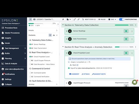 Spacecraft Telemetry, Tracking, & Command with Epsilon3
