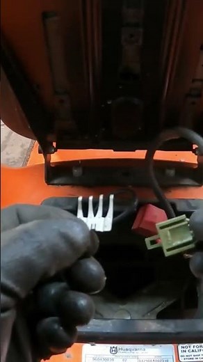 Quick and easy way to disable a seat safety switch.