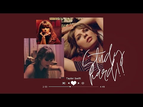 NONSTOP Taylor Swift Best Songs in Every Albums - Instrumental/Piano -Studying, Sleeping, Meditating