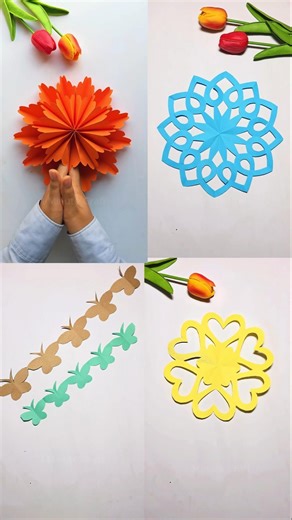 Amazing 4 Different Paper Craft Ideas for you #DIY