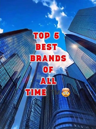 Top 5 Best Brands of All Time 🌍🔥 | Apple, Coca-Cola, Nike & More