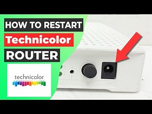 🔄 How to Reboot Your Router | Technicolor