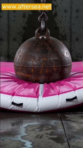 Wrecking Ball vs Air Track! Extreme Impact Test #airtrack #aftersea #b2bsupplier #factory