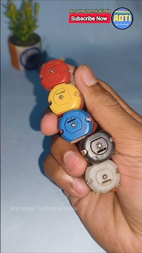 😎 Colorful 5V DC Motors Collection | Comparison and Working Demo"