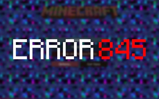 【Minecraft】ERROR 845.EXE