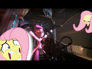 fluttershy reacts to rainbow factory(mlp)