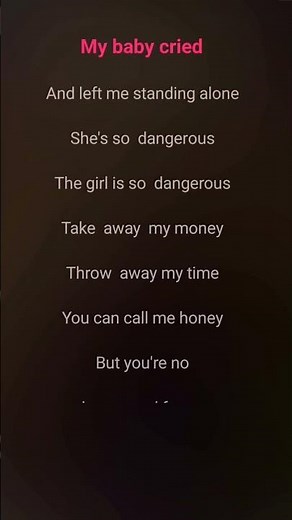 Michael Jackson - Dangerous (Lyrics) || #michaeljackson #dangerous #songlyrics