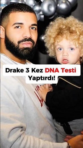 Drake’in Şok İtirafı: ‘Oğlum Olduğundan Emin Değildim!’ 😳 #drake #magazin #shortvideo