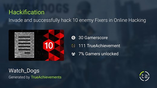 Hackification achievement in Watch_Dogs