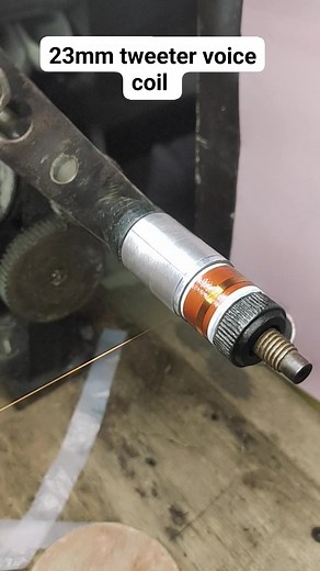 23mm na Yamaha tweeter voice coil. Minsan kahit maliit, ang effort pang malakihan. #YamahaTweeter #23mmVoiceCoil #SmallButPowerful | Edwin Espinosa Chua