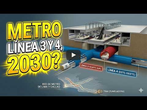 What is the future of Lines 3 and 4 of the Lima Metro?