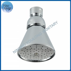 [Hot Item] Top Spray Fixed Shower Head Small Mini Wall Mount Bathroom Zinc Shower Head