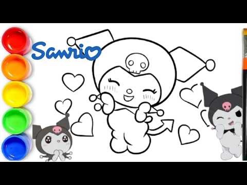How to Draw Kuromi For Kids | Sanrio Drawing Easy Step By Step