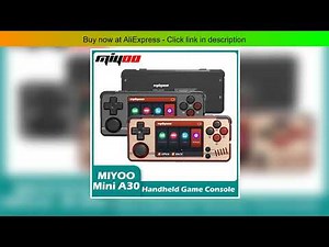 MIYOO A30 Handheld Classic Game Console IPS Screen Linux System 2600mAh Battery Portable Retro Emul