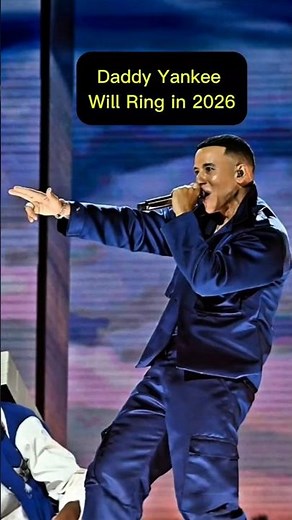 DADDY YANKEE Rings 2026 LIVE on Rockin’ Eve 🔥
