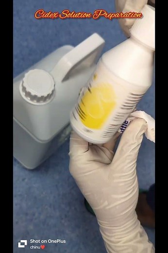 GLUTIHYDE 2% Solution Preparation #Medical life #CIDEX Solution Preparation #*"