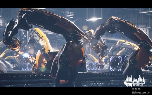 虚幻引擎机器人机械臂动画/Robot-Animation-UE5