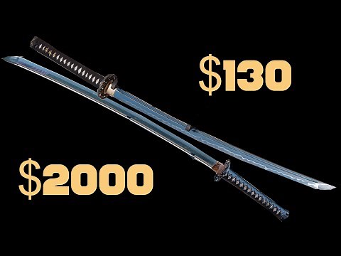 $130 & $2000 Katana Comparison