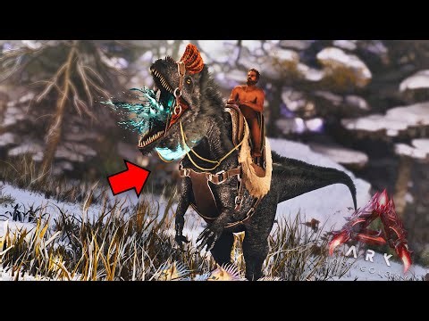 How To Tame The New CRYOLOPHOSAURUS And What It Does In Ark Lost Colony!
