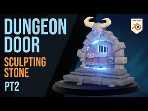 Dungeon Door Pt2 Sculpting Stone