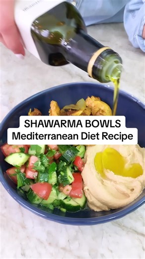 Mediterranean Chicken Shawarma Bowls: 30-Day Diet Challenge