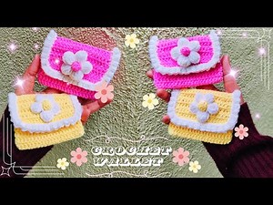 How to make Crochet Wallet | Step by step tutorial | For beginners