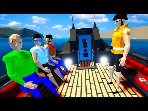 We Took Our Friend on A Calm and Relaxing Vacation to a Mysterious Island in Stormworks!