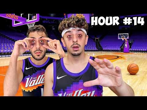 I Survived 24 Hours in an Actual NBA Arena!