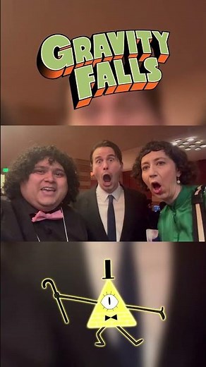 Jason Ritter and Kristen Schaal (Dipper & Mabel Pines from Gravity Falls) at the 52nd Annie Awards