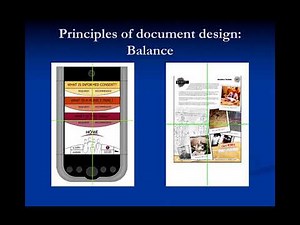 Basic Principles of Document Design