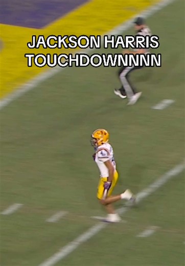 ITS PERFECT. TOUCHDOWN. #jacksonharris #lsufootball #geauxtigers #collegefootball #sec