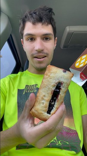 McDonald’s Blueberry Cream Pie Review #shorts
