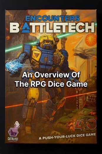 BATTLETECH ENCOUNTERS: An RPG Dice Game. Command And Win Brutal Contracts For Reputation & Fame