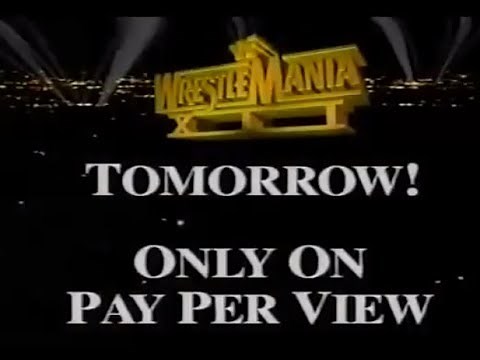 Commercial - WWF WrestleMania 12 - Bret Hart vs Shawn Michaels - Tomorrow (1996-03-31)