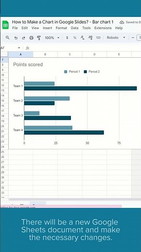 How to Make a Chart in Google Slides Presentations Method 1 #tutorial