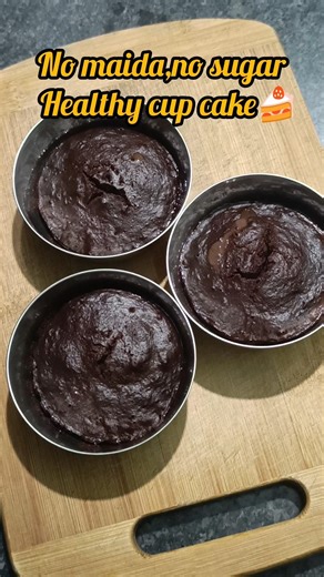 No maida,No sugar,No oven Healthy cup cakes😋🍰#cake#cakerecipe#healthylifestyle#cooking#trending