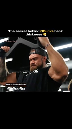 CBum’s Ultimate Back Workout for Pure Thickness 📈💀 #cbum #motivation #backworkout #shorts