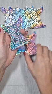 3.2K views · 20 reactions | Watch how a simple patterned paper transforms into a stunning handmade snowflake that feels like pure winter magic! Part 3 #viral #fblifestyle #reels | Yeliz Craft & Hobby Time | Facebook