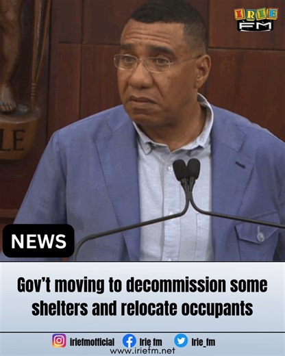 The Government is moving to decommission some shelters and have the occupants relocated to another facility, so that the buildings can be returned to their normal function. Most shelters are public schools. Prime Minister Dr Andrew Holness noted that many buildings used as shelters were not purpose built. Speaking at a press briefing yesterday he pointed out that the Government is exploring options relating to the establishment of purpose built shelters. Dr Holness stressed that schools have to 