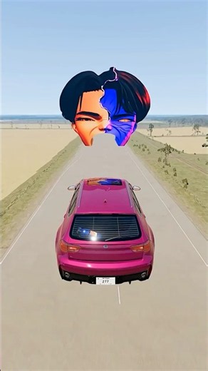 Big and Small Cars vs Jinu Half Demonhunters #2 BeamNGDrive #beamngdrive #beamngshorts #kpop #beamng