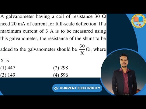 A galvanometer having a coil of resistance 30 Ω need 20 mA of current for full-scale deflection. If