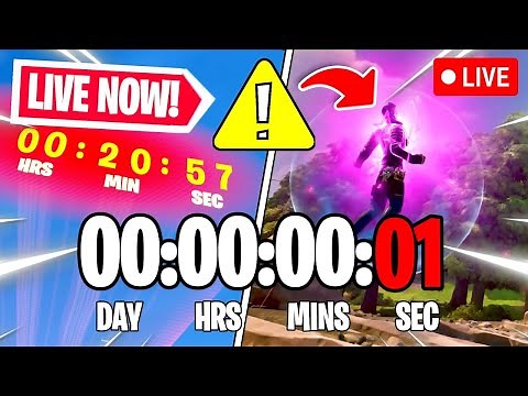 FORTNITE EVENT COUNTDOWN LIVE🔴 24/7 & In-game Event Right Now!