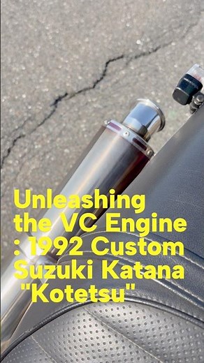[JDM］Project Kotetsu: 1992 Suzuki GSX400S Katana Custom - Listen to the Roar of the VC Engine!
